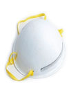 Keselamatan Masker Debu N95 / FFP2 Berat Disesuaikan Dengan Dua Tali Kepala dijepit pemasok