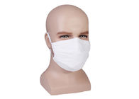 Bukti Debu Nyaman Masker Wajah 3 Ply Warna Putih Masker Wajah Pengait Sekali Pakai pemasok
