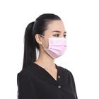 Masker Sekali Pakai Bernapas 3ply Masker Non-woven Earloop Anti Polusi pemasok
