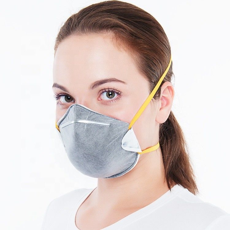 Masker Karbon Aktif Aktif Modern, Masker Wajah Bebas Serat Fiberglass Efisiensi Filter Tinggi pemasok