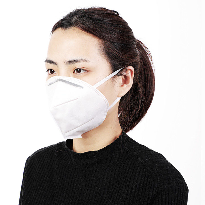 Pelindung Pelindung Lipat Flat Mask, Masker N95 Sekali Pakai Dengan Efisiensi Filter Tinggi pemasok