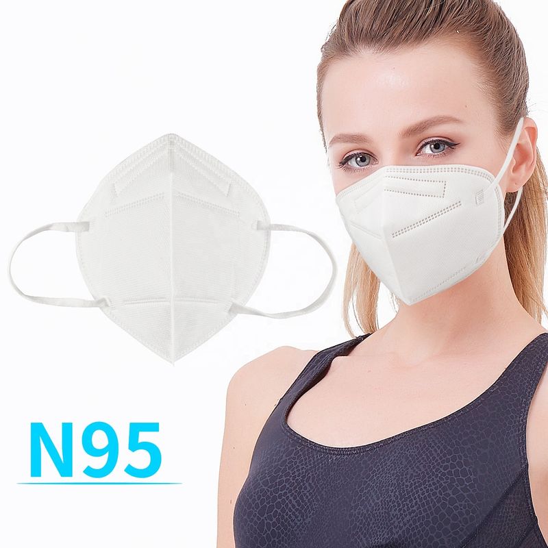 Masker Debu N95 Lipat, Masker N95 Sekali Pakai Untuk Industri Tekstil pemasok